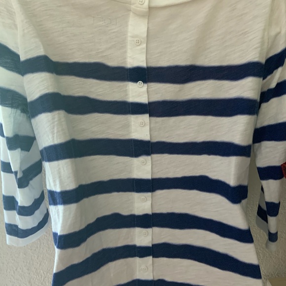 LOFT striped shirt (petite) - Picture 3 of 4